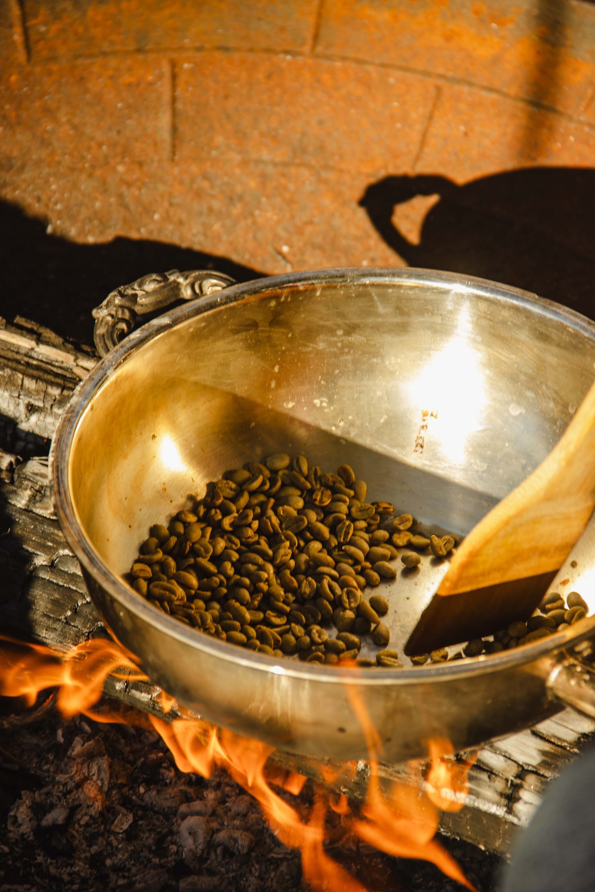 Roasted over an open fire